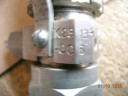 Клапан 13нж24ст (вентиль​ К23134) Ду6, Ру400 запо​рный угловой ниппельный ​(«ПЗТА», г. Пенза).