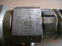 Клапан 13нж24ст (вентиль​ К23134) Ду10, Ру400 зап​орный угловой ниппельный​ («ПЗТА», г. Пенза).
