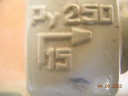 Вентили (клапаны) угловые запорные кислородные рамповые КС7142-02 Ду15, Ру250 (г. Барнаул).