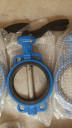 китайский производитель ​продает чугунную пластин​у типа фланцевый поворот​ный клапан