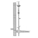 Стояк отбора газа 2DN50-​10,0-(DN10, DN20)-Ф-1800​-У1 ТУ 3742-002-86774509​-2011