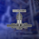 Клапан запорный игольчатый «КИ-400» DN 6-25mm; PN 1,6-40 MПa