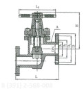 Клапан (вентиль) 14с17ст Ду25 фланцевый