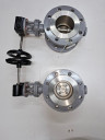 продаем фланцевые затворы 3-эксцентриковые нерж сталь AISI304/Cf8 Ду100 Ру16 по 18т 2шт