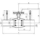 Кран шаровой регулирующий КШР по ОТТ-23.060.30-КТН-114-16