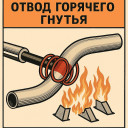 Отвод ОГ I 60°-820(11К60)-5,4(8,1)-0,660-5Dн-3000/3000-20 с наружным покрытием Пк-40 по ТУ 24.20.40-