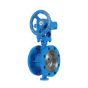 Затвор дисковый поворотный фланцевый стальной с тройным эксцентриситетом