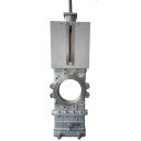 Шиберная задвижка со сквозным ножом с электроприводом