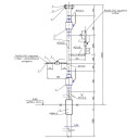 Стояк отбора газа PN 16,0 МПа - 2DN50-16,0-3DN15-БРС-3014-ХЛ1