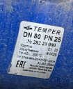Кран шаровый TEMPER DN80 PN25 с/проходной приварной