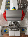 3PC BALL VALVE WITH SINGLE ACTING PNEUMATIC ACTUATOR