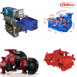 Насосное оборудование: NOV Mission, Halliburton, SPM Flow, CAT Pumps, Grundfos