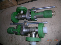 Клапаны (вентили) С29181-040-200 Ду40, Ру200 для блока очистки АКДС (г. Омск).