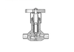 Клапан запорный С 21152-010 DN10, PN20