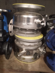 Шаровой кран Pekos из нержавеющей стали РО6-ТТТG-100-16, DN100, PN16, ф/ф,    муфта-Ду150(158-218мм)