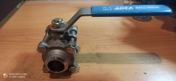 Кран шаровой приварной ADCA(Португалия) DN25 1” 33.7 мм AISI 316