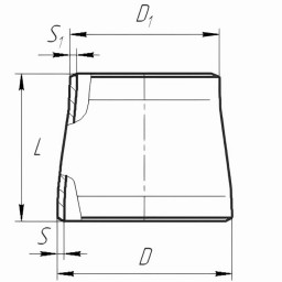 Переход 219х17-114х12-25-13ХФА Рраб.19,0МПа