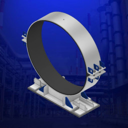 Опоры хомутовые ОХП ТТП.9100-2024 для подземных трубопроводов