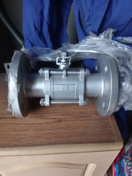 Кран шаровый нержавеющий фланцевый Ду50 Ру16 Китай