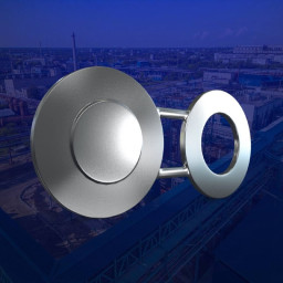 Заглушка поворотная 1-50-2.5 2.5МПа сталь 09Г2С / 13ХФА