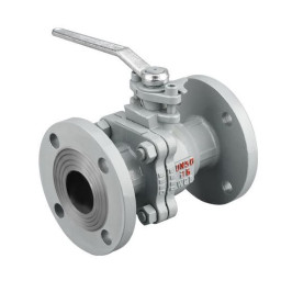 Кран шаровой двухсоставной нержавеющий фланцевый 11с41п