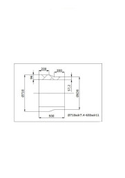 ПЕРЕХОД DN710 SDR7,4 X DN630 SDR11