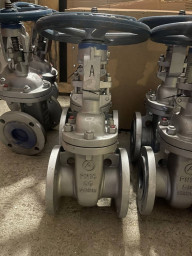 Задвижка Ду80 ЗOнж4lнж DN80 PN16 исп.F кл.герм.А ст.l2Хl8Н9ТЛ с ответными фланцамп тип 11