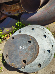Заглушки фланцевые стальные Ø180 и Ø228 мм, б/у (Ростов-на-Дону)