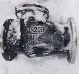 Клапана обратные чугунные фланцевые 19ч16бр ду150 и ду200