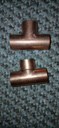 Медные тройник, уголок Viega Sanha