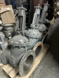 Задвижка стальная фл. 30с941нж Ду150, 250, 300, 400 Ру16 с редуктором (Россия)