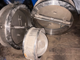 Клапан обратный межфланцевый нержавеющий Tecofi