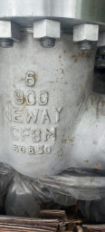 Задвижка нержавеющая NEWAY DN150 Class 900 (PN150) CF8M, новая с хранения