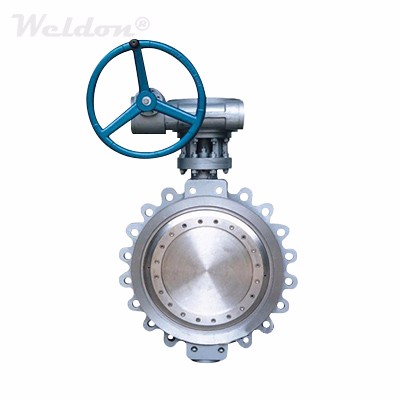 ASTM A216 WCB Double Off​set Butterfly Valve 24 I​nch 300 LB Lug Type