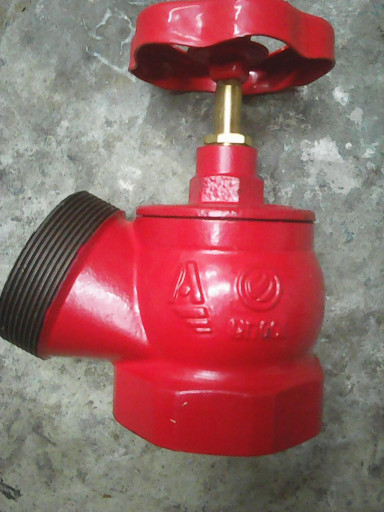 Клапан пожарный чугунный​ угловой 125гр КПЧ65-1