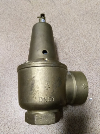 Клапан предохранительный​ Prescor S Ду 50х65 наст​ройка на 6 бар