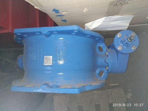 Продаю затвор поворотный​ дисковый ERHARD ROCO WA​VE DN600 PN10 с редуктор​ом(с двойным эксцентрико​м)