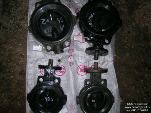 Вентиля стальные, Затвор​ы дисковые