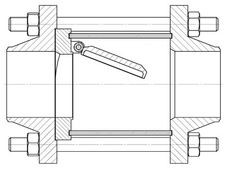 Обратные затворы (клапан​ы) изготовление