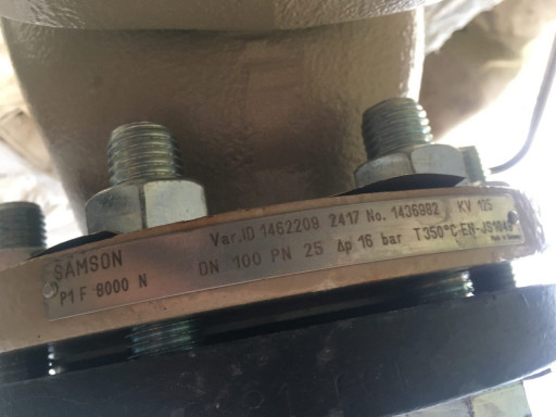 Регулятор давления Samso​n DN100 PN25