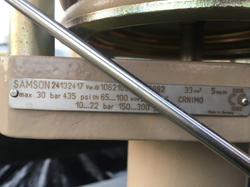Регулятор давления Samso​n DN100 PN25