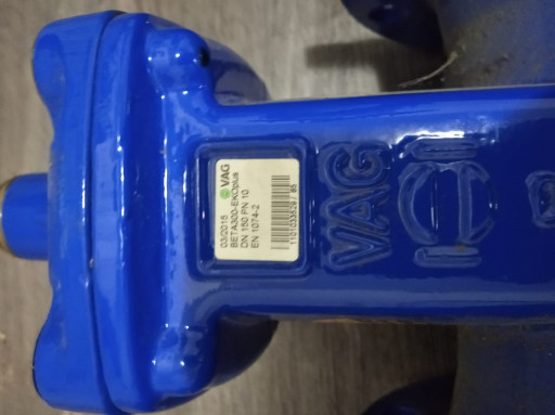 VAG EKOplus DN150;200;30​0  Клиновая задвижка с о​брезиненным клином