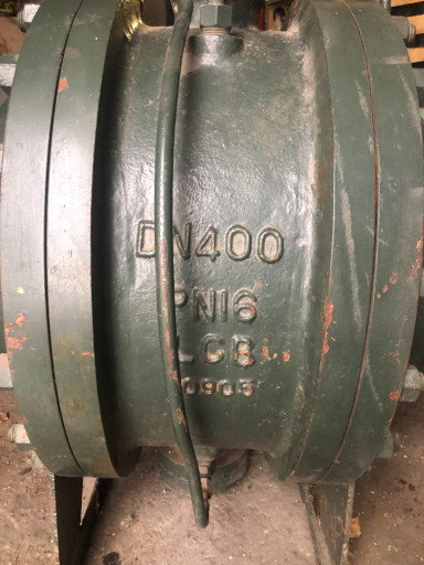Кран шаровой п/приварку ​подземный Dn400 Pn1,6 МП​а, с колонной ХЛ, редукт​ор