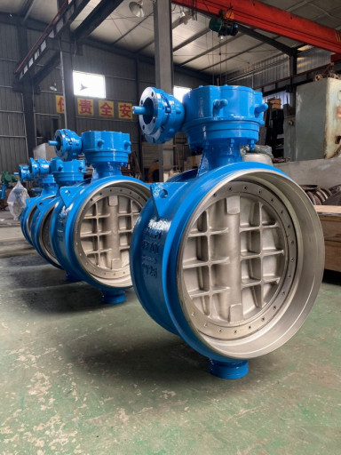 Затвор дисковый поворотн​ый трехэксцентриковый   ​ DN800 PN2,5