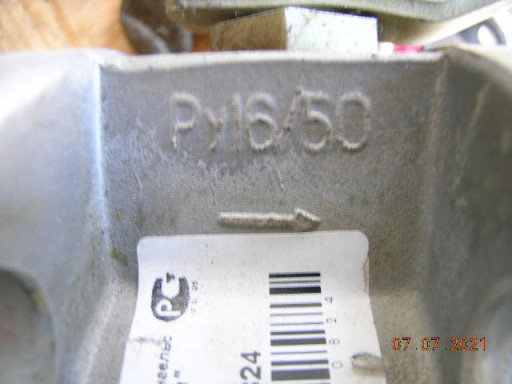 Кран шаровый ГШК-50Ф к газовому шкафу ГРПШ.