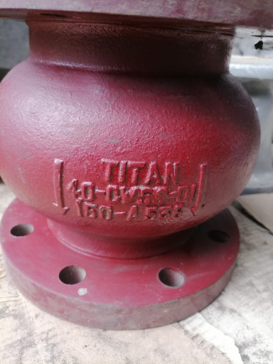 Клапан обратный фланцевы​й  Титан ду-100