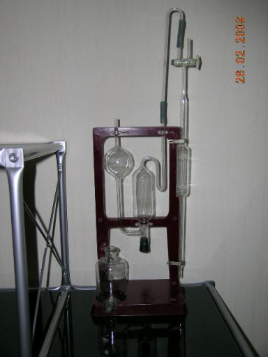 Газоанализатор АК-М1  ки​слородный (Прибор Гемпил​я).