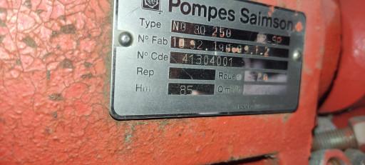 Насос Pompes Salmson No ​80 250 F2-SP