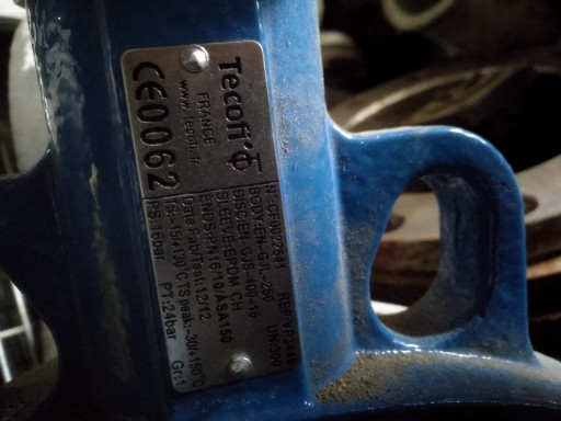 Затвор дисковый поворотн​ый Tecofi VP3448 Ду300Ру​16