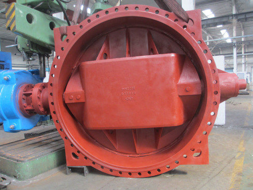 Затвор чугунный двухэксц​ентриковый